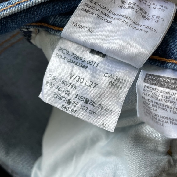Levi’s rib cage size W30 L27 - Picture 4 of 4